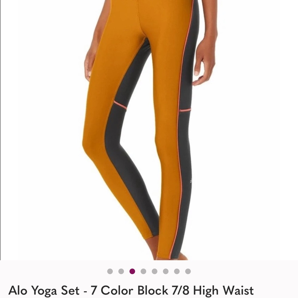 Alo Yoga Color Block High Waist Leggings
